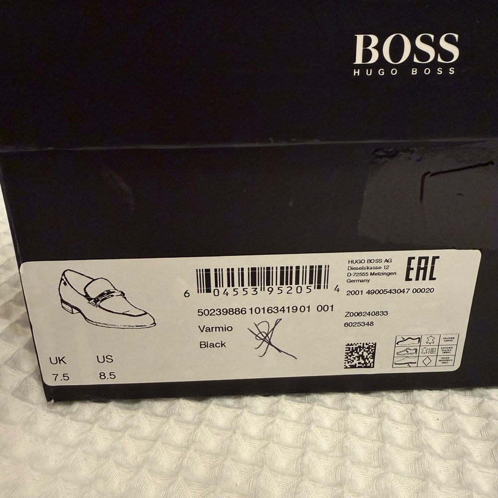 Hugo Boss Varmio Black Men's Loafers